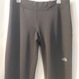 North Face Leggings Womens L Workout Gym Stretch Lightweight 32×32 Black
